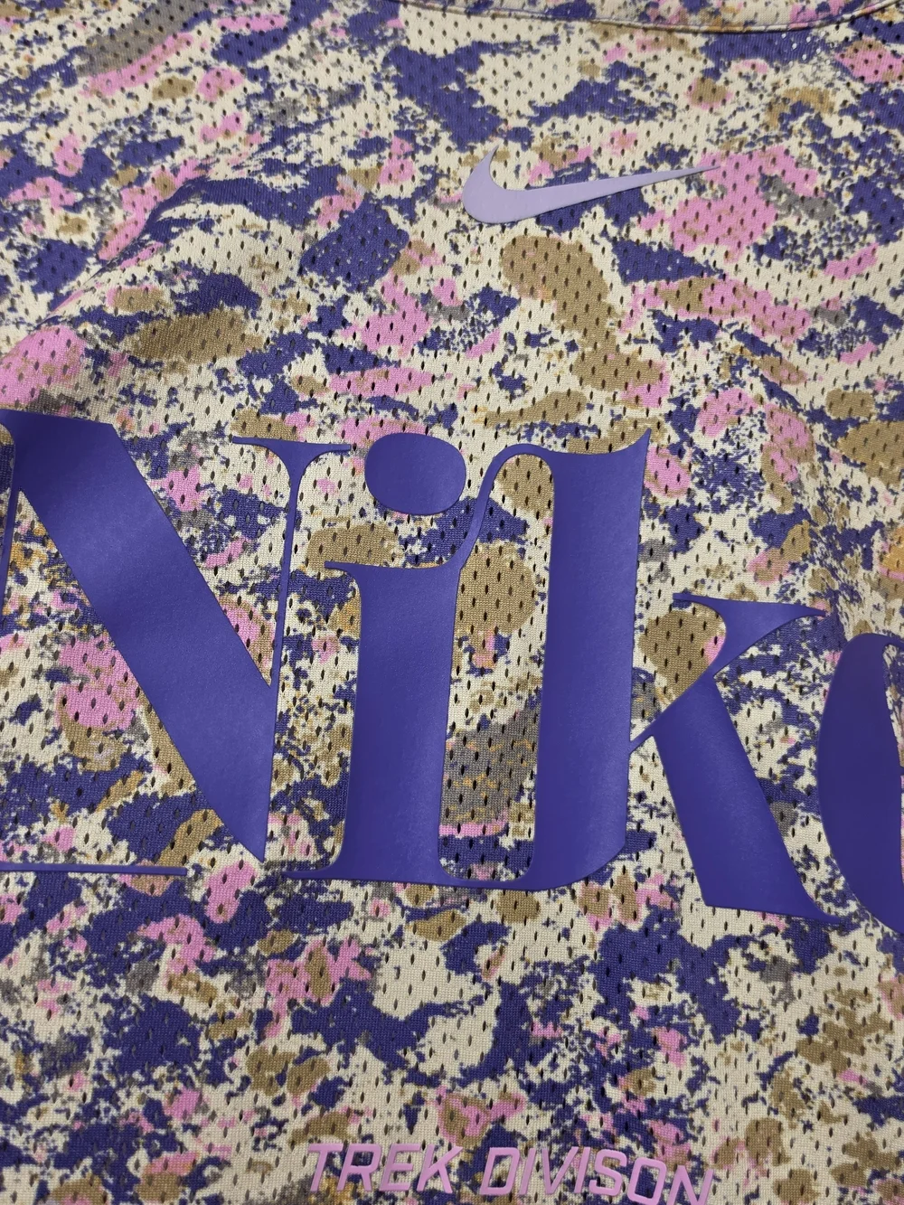 Nike Trek Division Psychic Purple Mesh Polo Shirt Mens Size M DR9966-550
